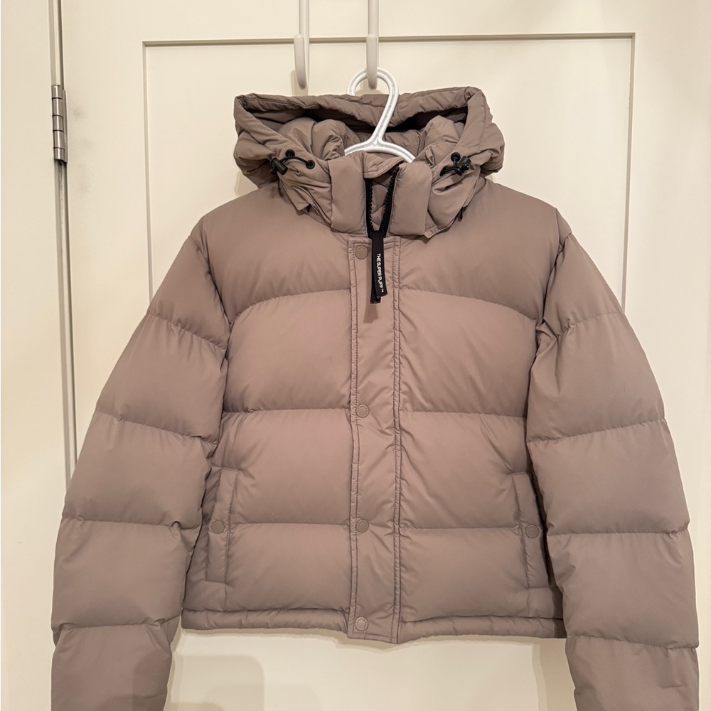 Aritzia Taupe Puffer Jacket